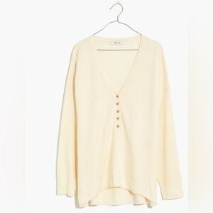 Madewell Asherton Waffle Knit Wool Alpaca Henley Size 1X